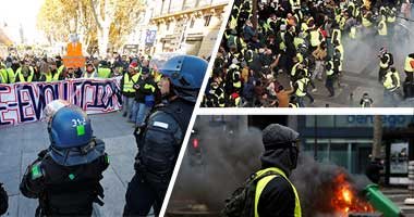 الشرطة الفرنسية تعتقل 179 شخصا على خلفية مظاهرات السترات الصفراء