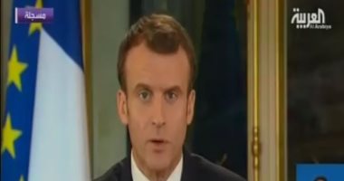 ماكرون: فرنسا فى لحظة تاريخية وسننجح بالحوار والالتزام