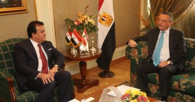 وزير التعليم العالى يطالب سفير النمسا بدعم الشراكة مع المؤسسات البحثية المصرية