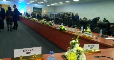 صور.. تجهيزات المؤتمر الوزارى السابع لوزراء التجارة الأفارقة بالقاهرة