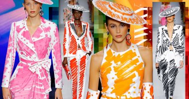 الشخبطة بالألوان الفلوماستر تسيطر على أزياء "موسكينو" لخريف 2019  