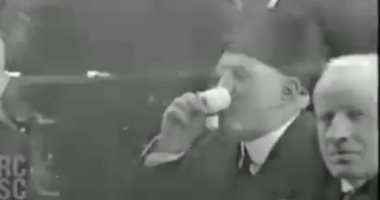 فيديو من 89 سنة.. الملك فؤاد الأول يتناول القهوة فى سويسرا