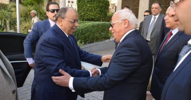 صور.. محافظ بورسعيد يستقبل وزير التنمية المحلية للمشاركة باحتفالات المحافظة