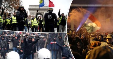 استئناف مظاهرات السترات الصفراء فى باريس للسبت السادس عشر