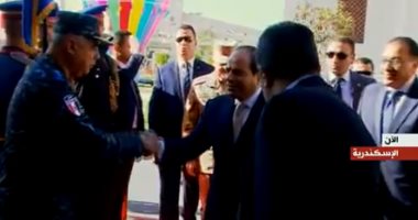 الرئيس السيسى يشاهد فيلما تسجيليا خلال افتتاح مشروع بشاير الخير 2