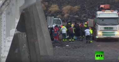 شاهد.. لقطات من موقع حادث مصرع 3 سياح بريطانيين إثر حادث بأيسلندا