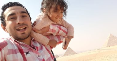 للدفاع عن جمال وأمن مصر.. قراء يشاركون مبادرة اليوم السابع بصور للأطفالهم بالهرم