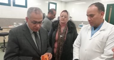 صور.. نائب رئيس جامعة الأزهر يتفقد المستشفى التخصصى قبيل افتتاحه
