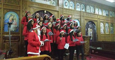 فيديو وصور.. احتفال أقباط مطروح برأس السنة الميلادية بكنيسة السيدة العذراء