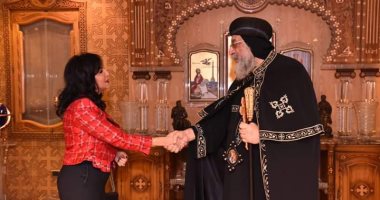 البابا تواضروس يستقبل قنصل مصر فى لوس أنجلوس 
