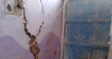 تصدعات وشروح فى 6 منازل بقرية ميت أبو الحارث فى الدقهلية بسبب هبوط أرضى 