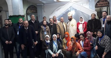 أمانة مستقبل بالإسكندرية تنظم زيارة لعدد من الكنائس للتهنئة بعيد الميلاد