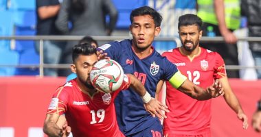 شوط سلبى بين البحرين ضد تايلاند فى كأس آسيا 2019