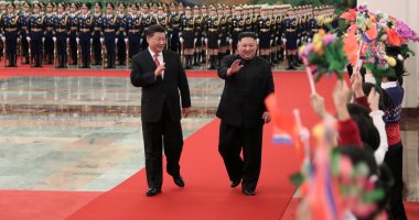 صور.. زعيم كوريا الشمالية من بكين: نعتزم تحقيق تقدم فى القمه الثانية مع ترامب