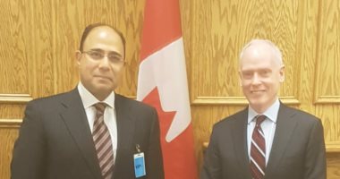 سفير مصر بكندا يلتقي مستشار رئيس الوزراء الكندى للشئون الخارجية والدفاعية