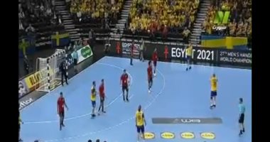  شاهد.. إعلانات كأس العالم 2021 بمصر تزين مباراة الفراعنة والسويد بمونديال اليد