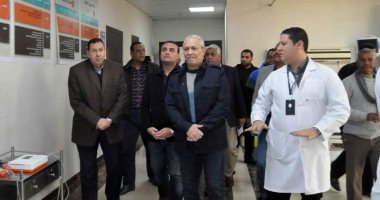 محافظ الأقصر يتفقد مستشفى أرمنت التخصصى لمتابعة إنتظام العمل داخلها