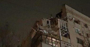 انهيار جزئى لمبنى سكنى جراء انفجار غاز فى مدينة روستوف الروسية