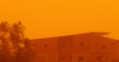 قارئ يشارك بفيديو لعاصفة ترابية تضرب حلوان