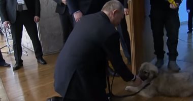 شاهد.. هدية رئيس صربيا للرئيس الروسى بوتين