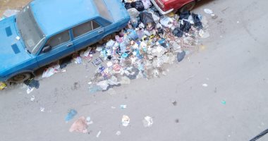 قارئ يشكو انتشار القمامة منطقه الحضره الجديده بالاسكندرية