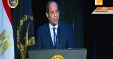 الرئيس السيسى: ثورة 25 يناير عبرت عن تطلعات المصريين لبناء مستقبل جديد
