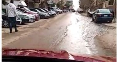 قارئ يشكو كسر ماسورة مياه بشارع جمال حمدان فى مدنية نصر