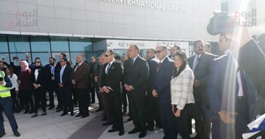 وزيرا الطيران والسياحة يشهدان الاحتفال بعيد الطيران من مطار سفنكس 