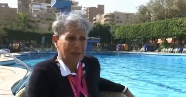 شاهد.. نجوى غراب سباحة مصرية تتحدى الشيخوخة فى عقدها الثامن