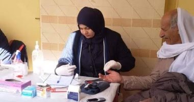 توقيع الكشف الطبى بالمجان على 120 حالة مرضيه بجنوب سيناء