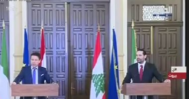 رئيس الوزراء الإيطالى من لبنان: علاقات روما وبيروت "راسخة"