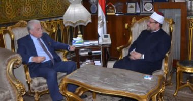 وزير الأوقاف يستقبل محافظ جنوب سيناء ويدرسان الأعمال المشتركة بالمحافظة