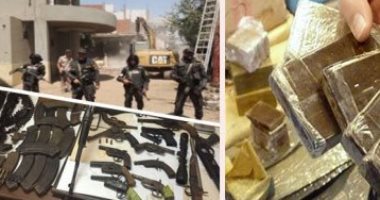 ضبط 50 تاجر مخدرات فى حملة أمنية بالجيزة