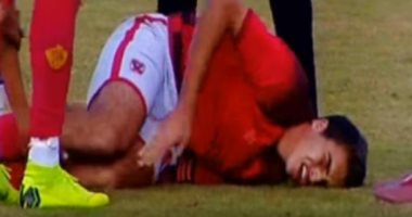 إصابة أحمد أشرف لاعب شباب الأهلى بقطع فى الرباط الصليبى