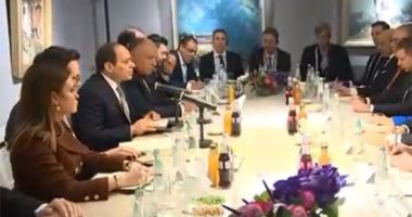 فيديو.. نشاط الرئيس السيسى خلال زيارته "ميونخ" أمس