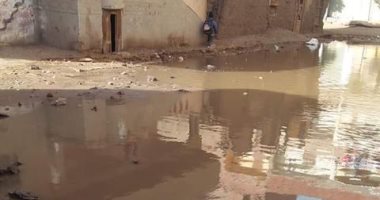 قارئ يشكو انتشار مياه الصرف الصحى بقرية كفر الباشا فى الشرقية