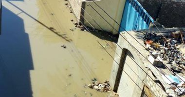 شكوى من غرق شوارع قرية السلطان حسن بمياه الصرف الصحى فى محافظة الشرقية
