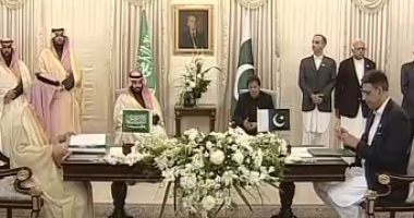 توقيع 8 اتفاقيات بين السعودية وباكستان بحضور محمد بن سلمان وعمران خان