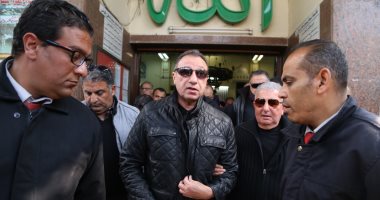 فيديو وصور.. الخطيب والعامرى والدرندلى أول الحضور فى تشييع جنازة خالد توحيد