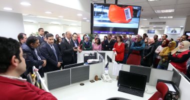 خالد ميرى اثناء زيارته لـ"اليوم السابع" :الدور الخدمى لنقابة الصحفيين هو الأهم
