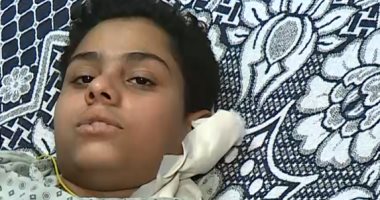 طفل مصاب بحادث الدرب الأحمر: مش بنخاف من الإرهاب وبندعم بلدنا