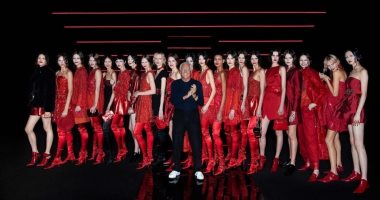 جوريجو أرمانى يشعل عروض أزياء ميلانو بالأحمر