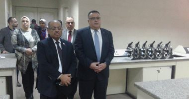 نائب رئيس جامعة الإسكندرية يتفقد المبنى التعليمى الجديد بمستشفى المواساة