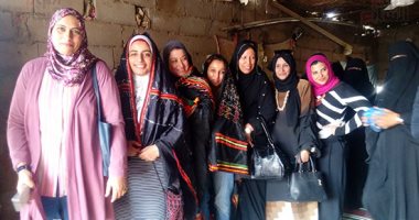 20 فتاه يمثلون ١4 دوله يزورون جنوب سيناء للتعرف على المرأة الريفية والبدوية
