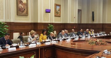 ماريان عازر لوفد البرلمان الألبانى: مصر تعمل جاهدة لدفع عملية السلام