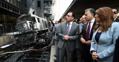 رئيس الوزراء: لجنة فنية لمعرفة المتسببين بحريق قطار محطة مصر ومحاسبة المقصرين