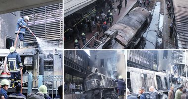 مصابو حادث قطار محطة مصر للنيابة: لم نستطع الهرب وعجزنا عن إنقاذ المحترقين