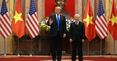 صور.. ترامب يجتمع مع رئيس فيتنام قبل القمة الثانية مع كوريا الشمالية