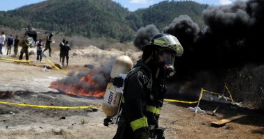صور.. حرق أطنان من المخدرات والكوكايين فى هندوراس