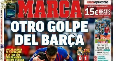 هيمنة برشلونة ضد ريال مدريد حديث الصحافة الإسبانية.. فيديو وصور